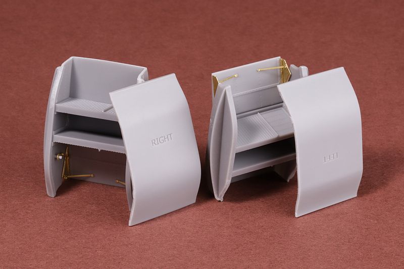 1/24 Scale Spitfire/Seafire radiators kit