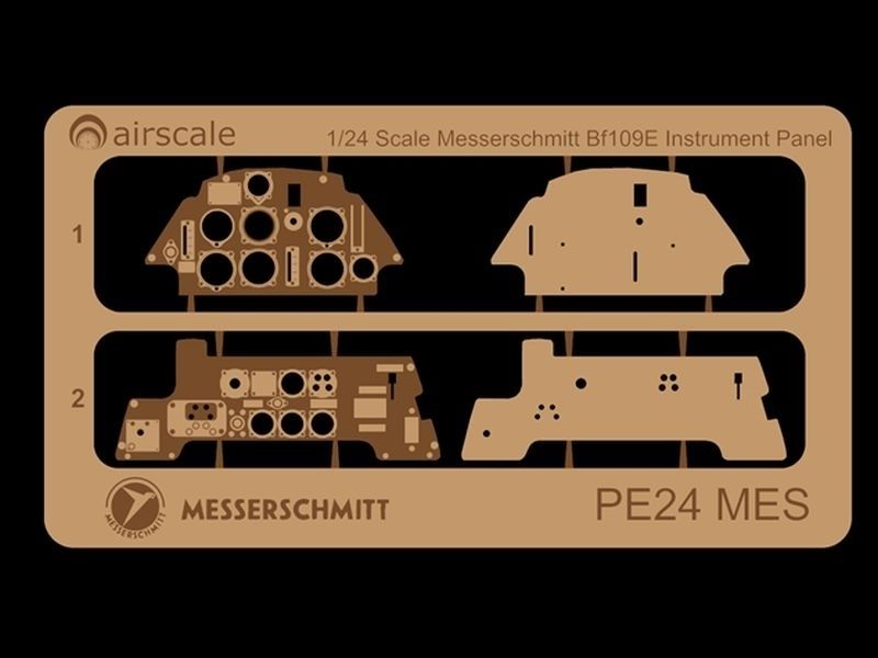 1/24 Scale Messerschmitt Bf 109E Instrument Panel Upgrade