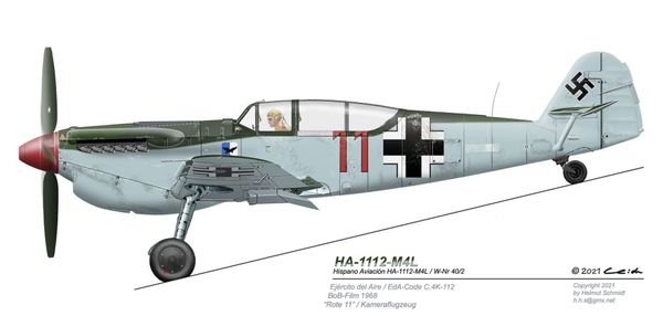 1/72 Scale HA-1112 M4L Buchon 