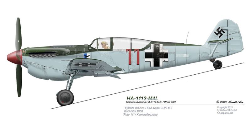 1/72 Scale HA-1112 M4L Buchon 
